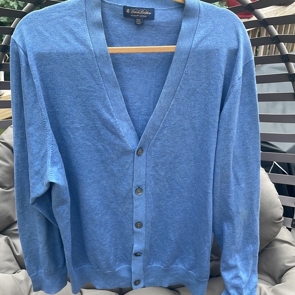 Brooks Brothers Men's Blue Cardigan /Sweater Size XXL - Picture 3 of 10